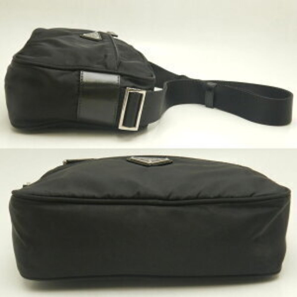 Prada Vela Nylon Shoulder Bag Nero Black - Picture 4 of 10